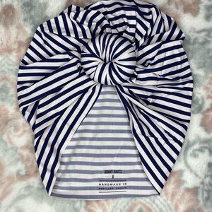 Striped Turban Swim Headwrap